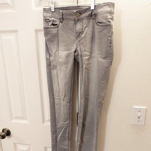 White House Black Market WHBM Skinny Gray Jean Denim Jeggings